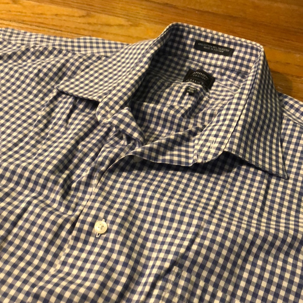 Arrow Gingham Men’s Dress Shirt